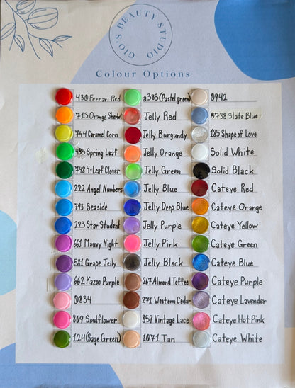 Solid Colour Press On Nail Kit