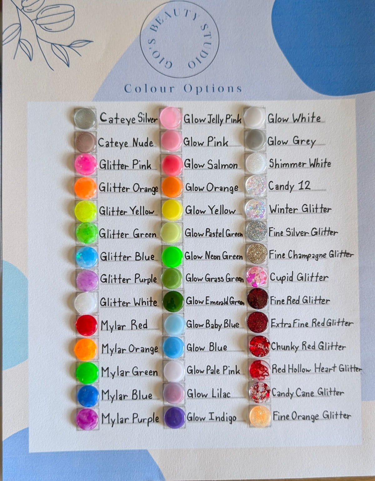 Solid Colour Press On Nail Kit