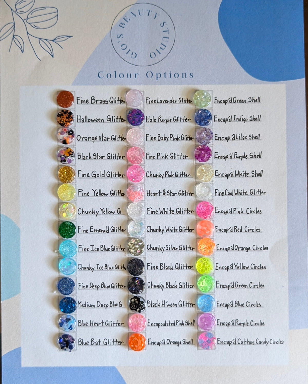 Solid Colour Press On Nail Kit