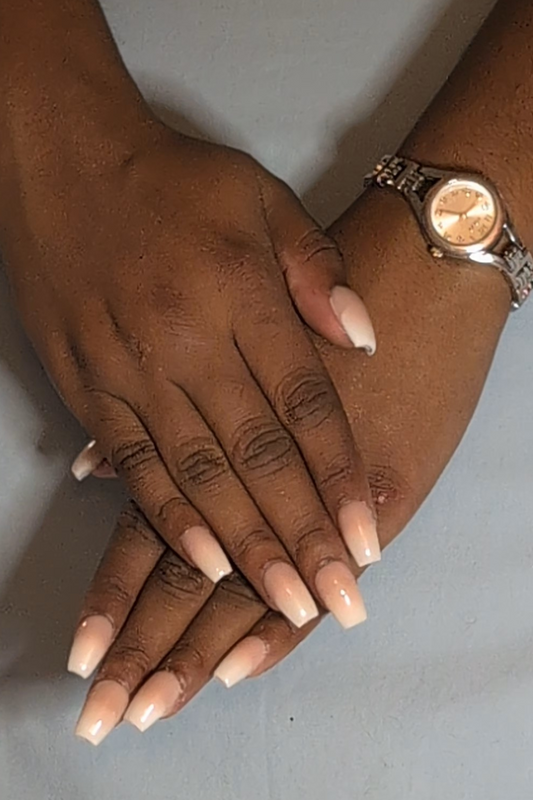 "Baby Boomer" Ombre Press On Nail Kit